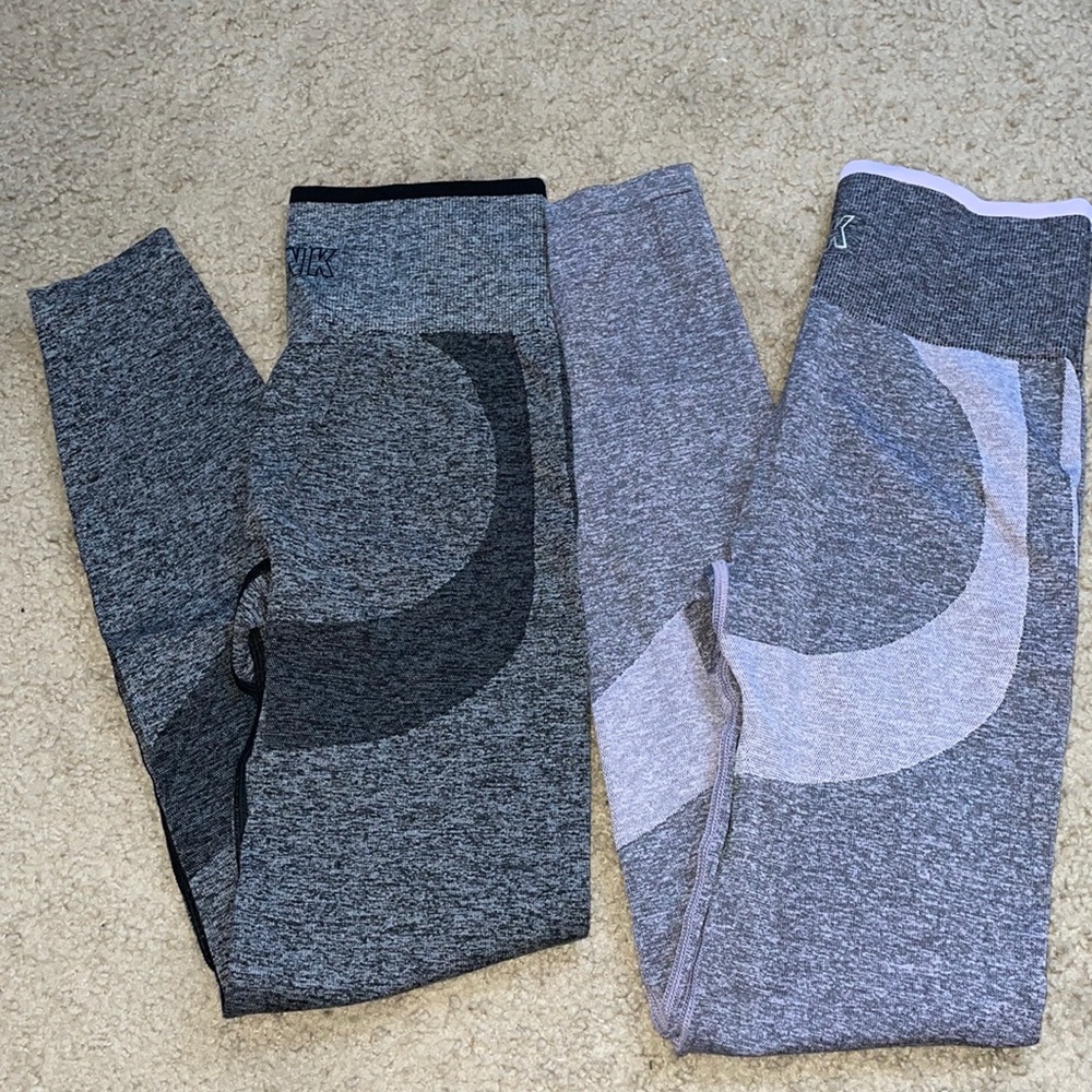 Pink Seamless activewear leggings